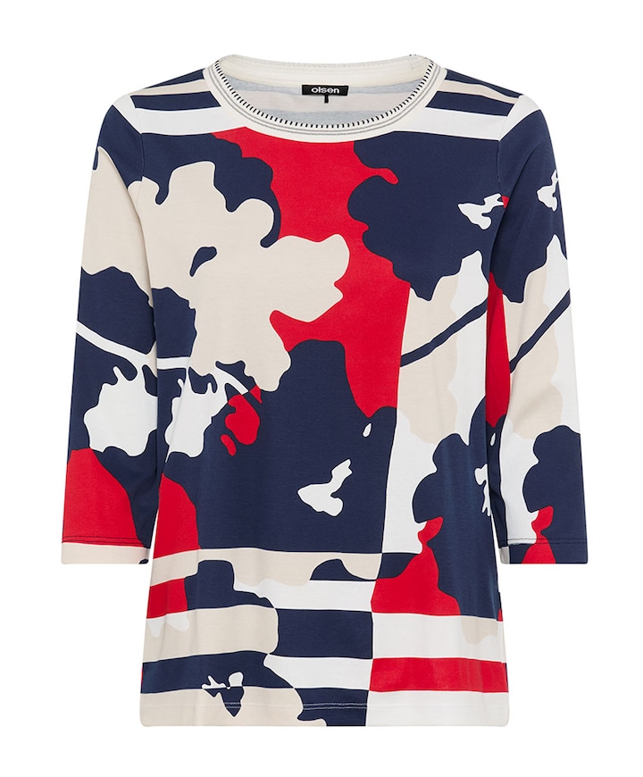 Dames longsleeve blauw