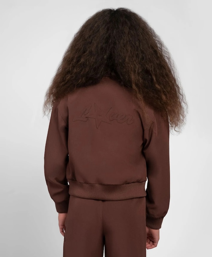 Meisjes jas bruin