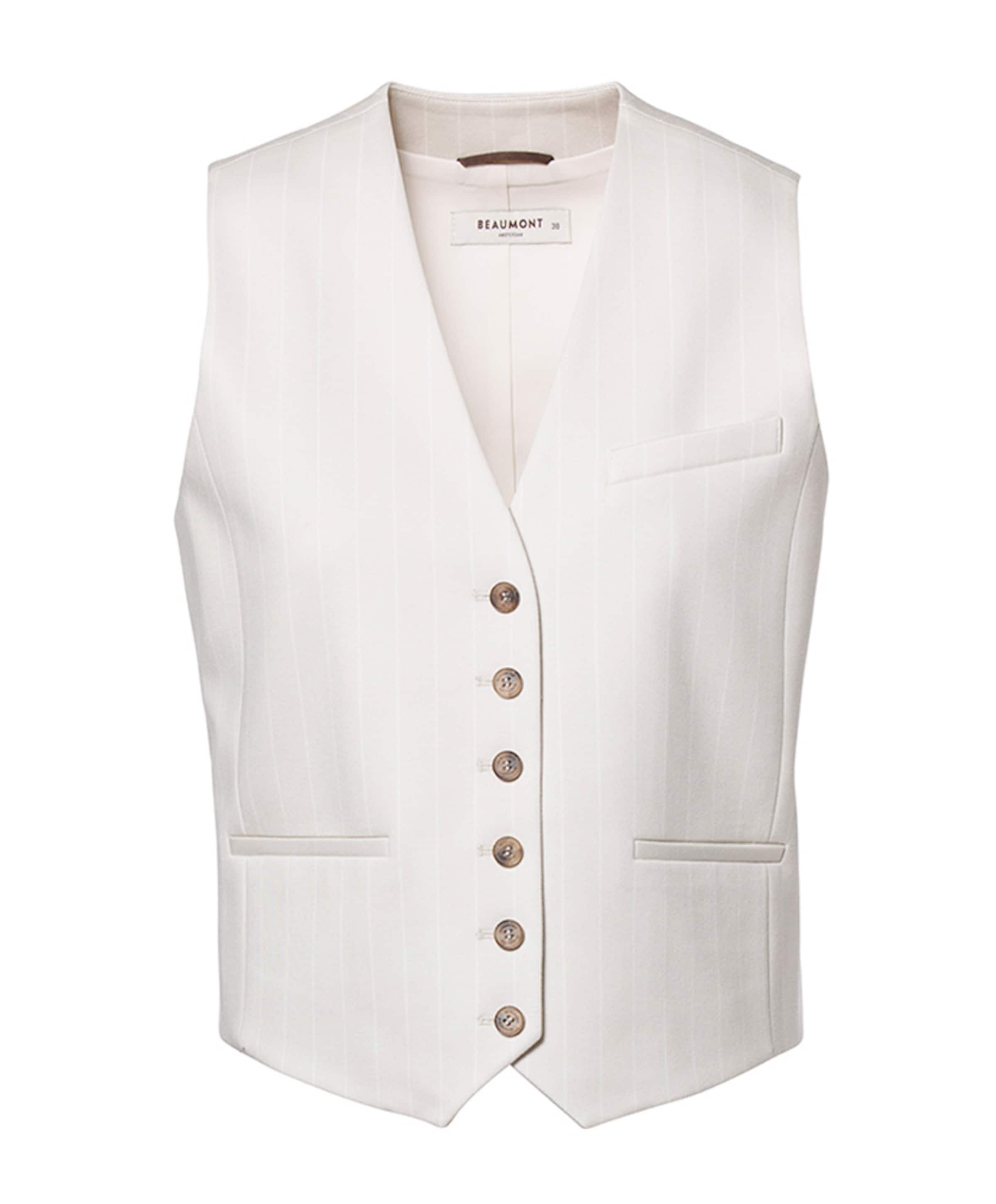 Dames gilet beige