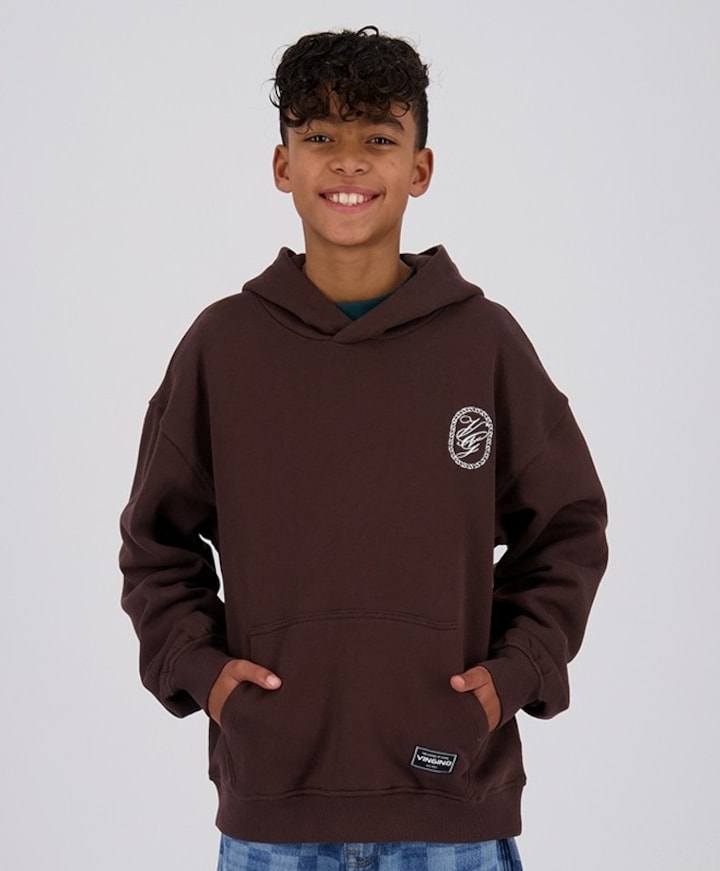 Jongens hoodie bruin