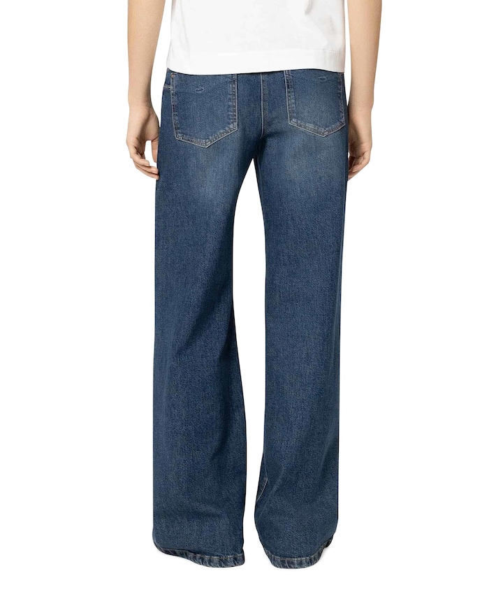 sportiv dames broek blauw