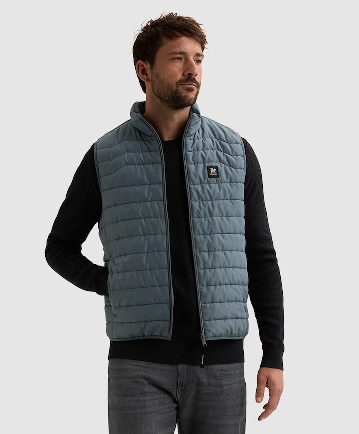 Heren bodywarmer blauw