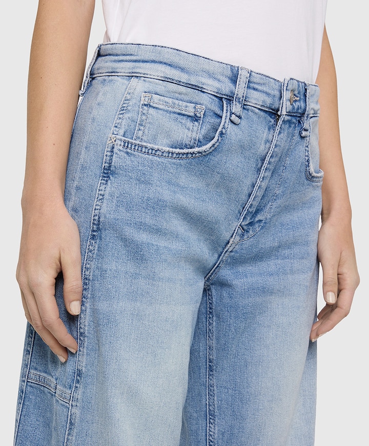 OHIO dames jeans blauw