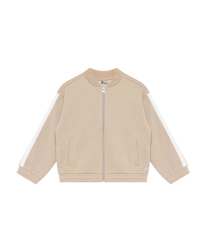 Meisjes vest beige