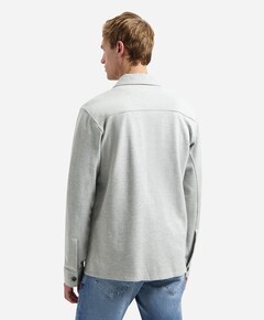 Heren overshirt grijs
