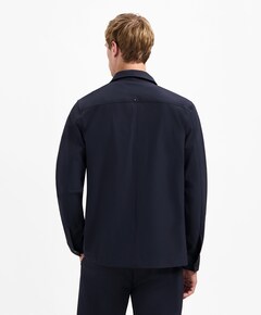 Heren overshirt blauw