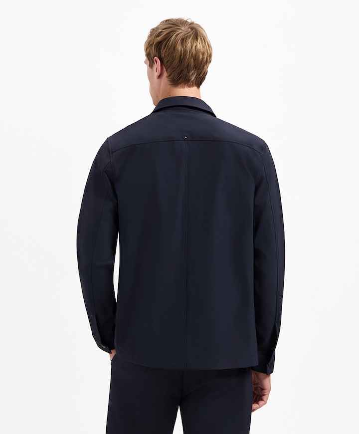 Heren overshirt blauw