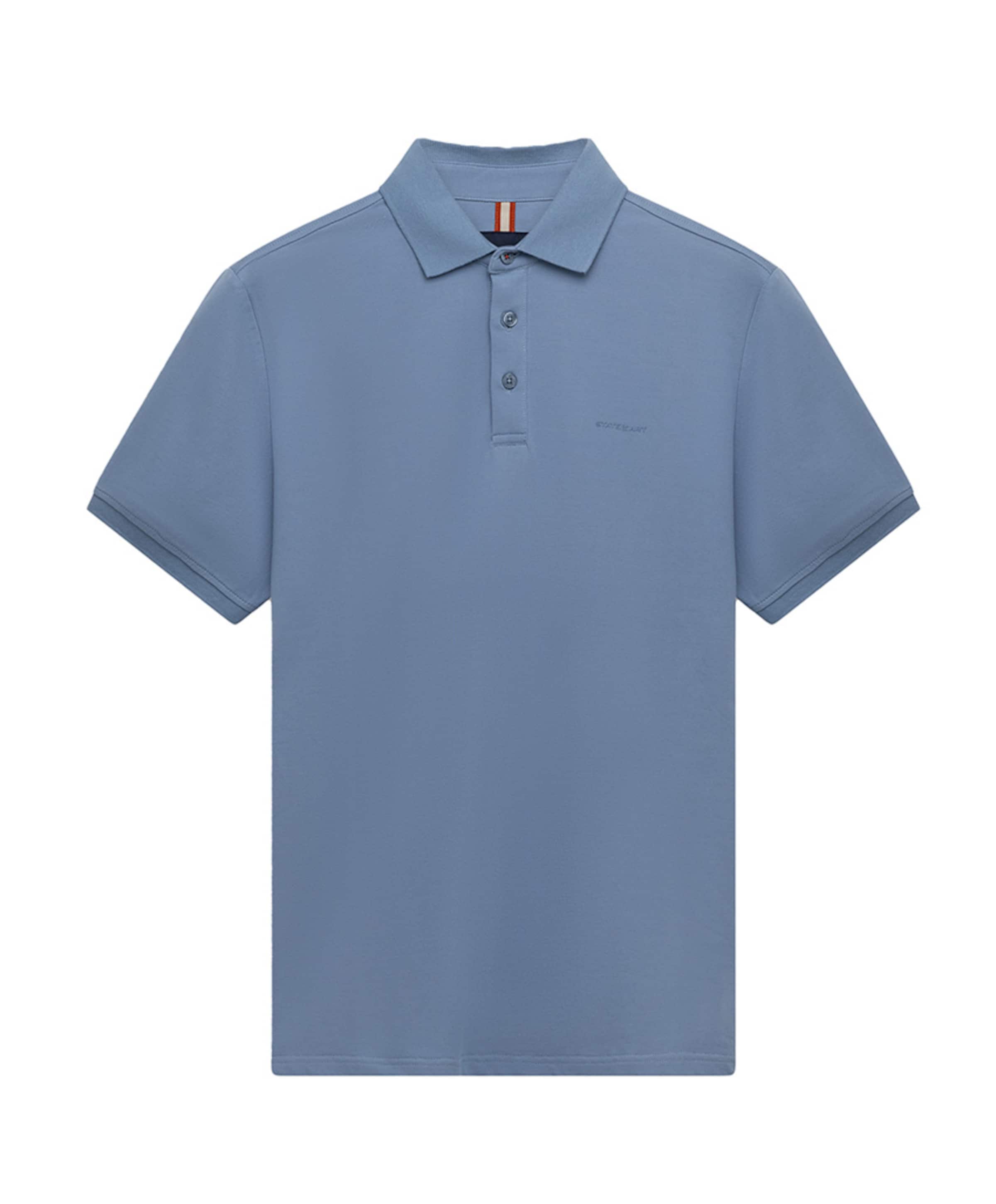 Heren polo blauw