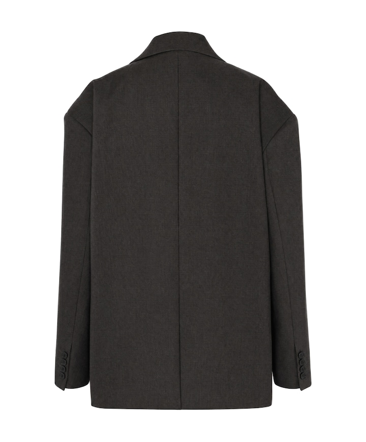 Dames blazer grijs