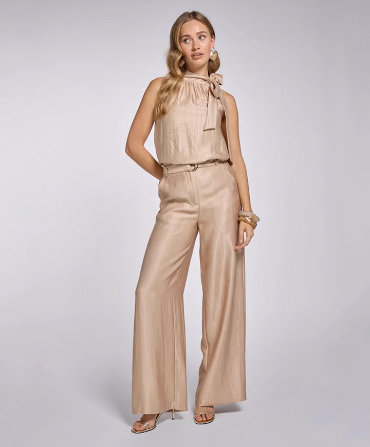 Dames top beige
