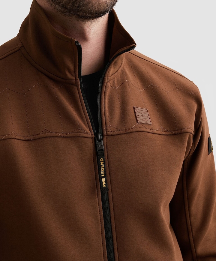 Heren vest bruin