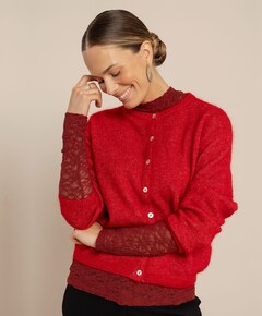 Dames vest rood