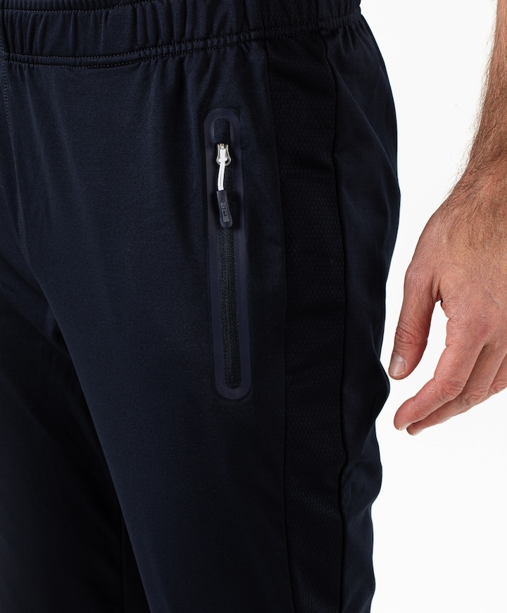 Matt heren trainingsbroek blauw