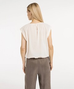 Dames top ecru