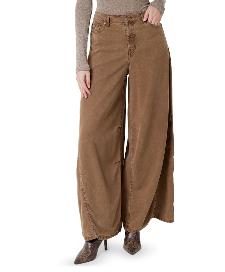 Aerea 8100 Saori Colour dames jeans bruin