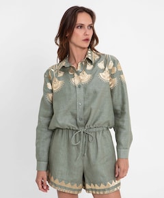 Dames blouse groen