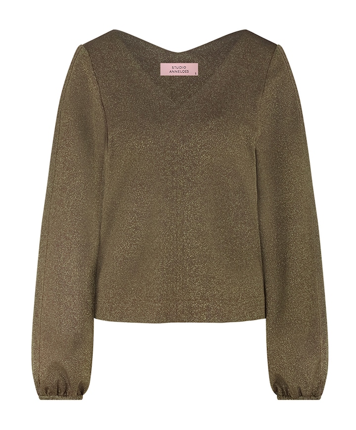 Dames blouse goud