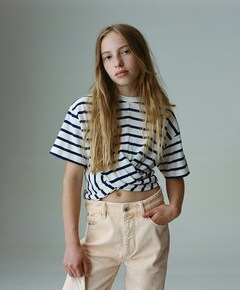 Meisjes T-shirt ecru