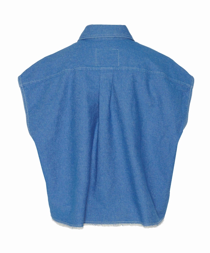 Dames blouse blauw