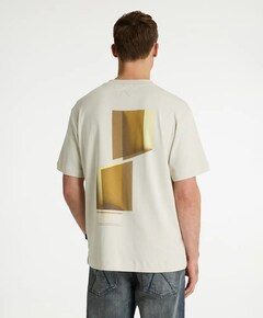 Heren T-shirt ecru