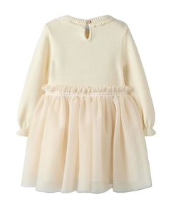 Meisjes jurk ecru