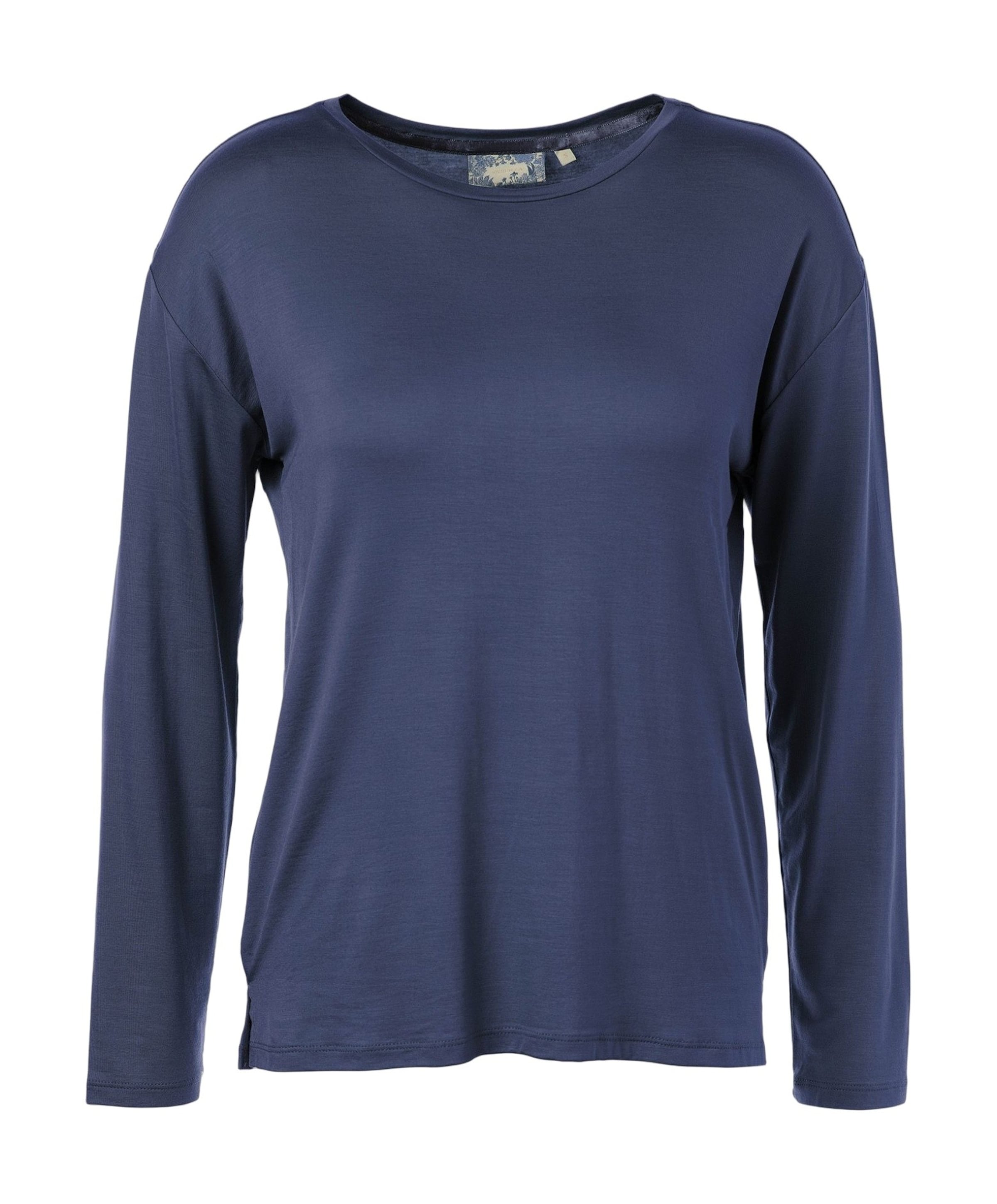 Dames pyjamatop blauw