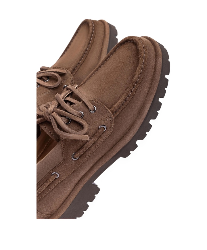 dames loafers bruin