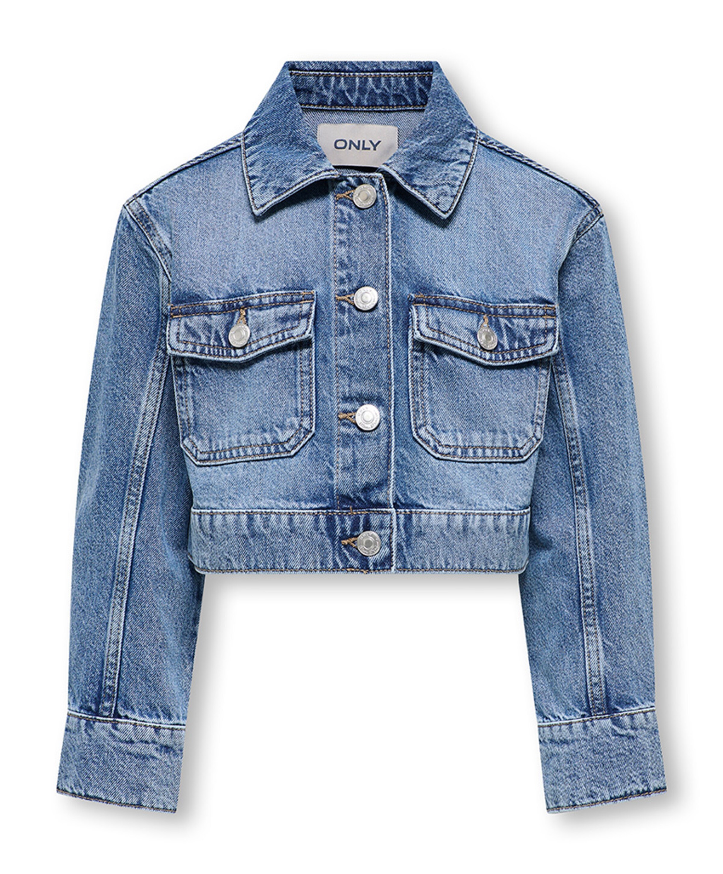 Meisjes spijkerjas blauw