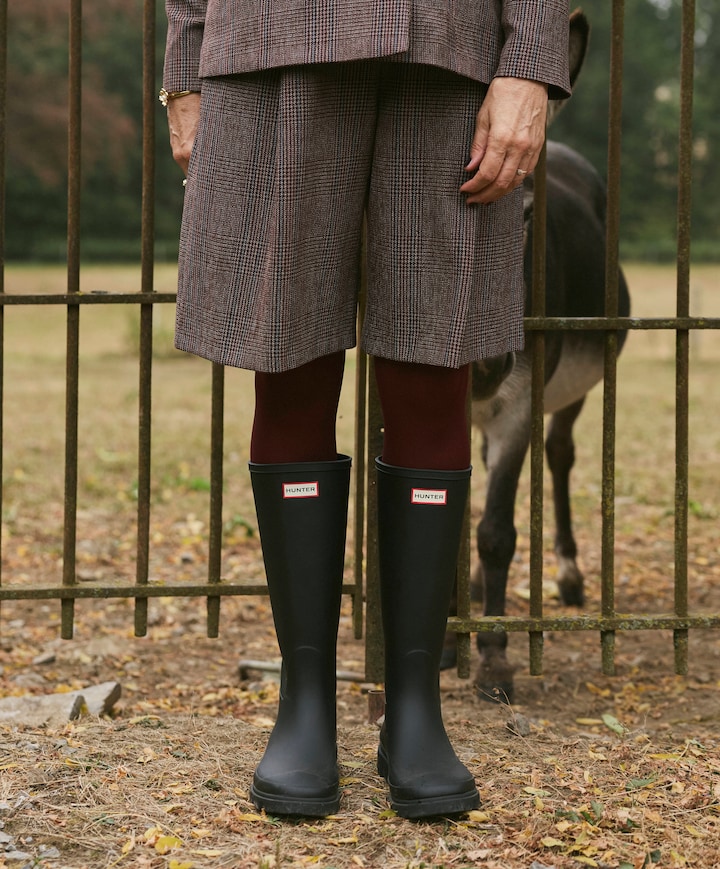 DOWNPOUR TALL BOOT dames laarzen zwart