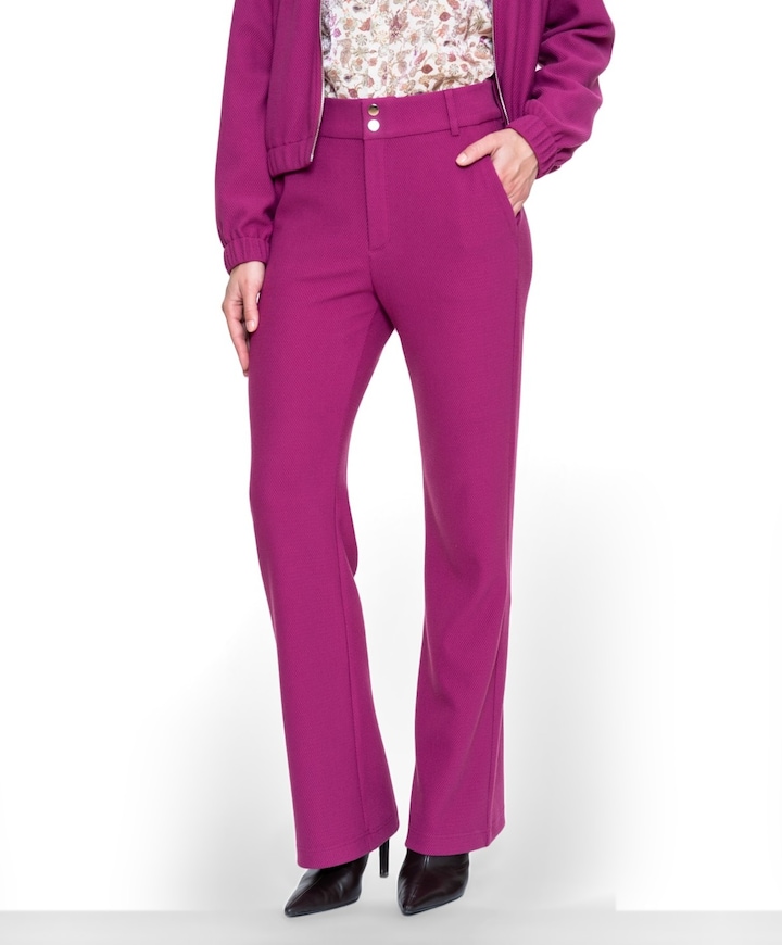 Comfy dames broek paars