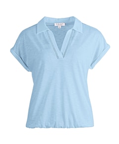 Dames polo blauw