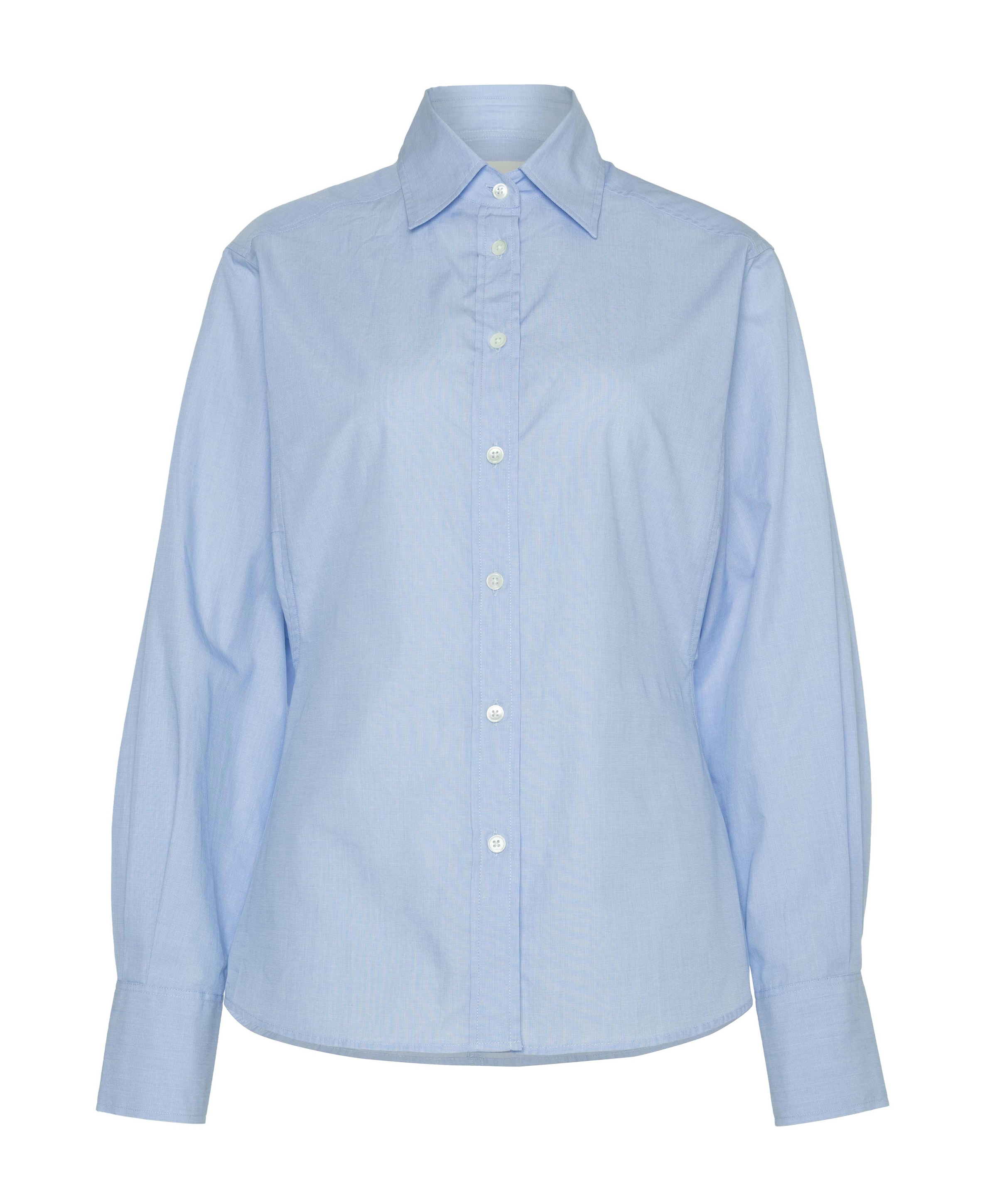 Dames blouse blauw