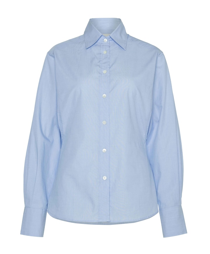 Dames blouse blauw