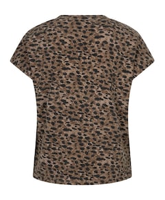 Dames T-shirt bruin