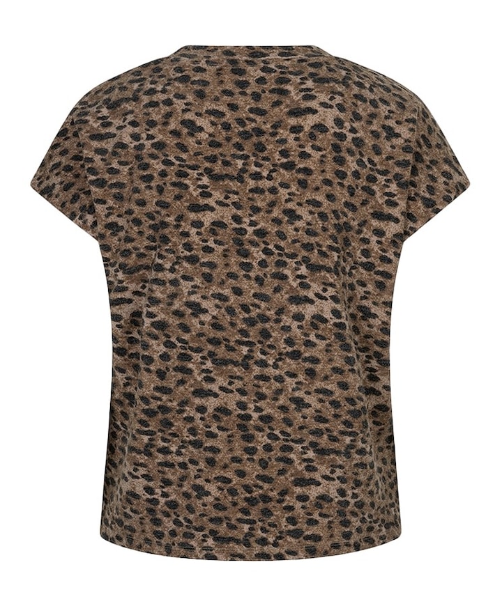 Dames T-shirt bruin