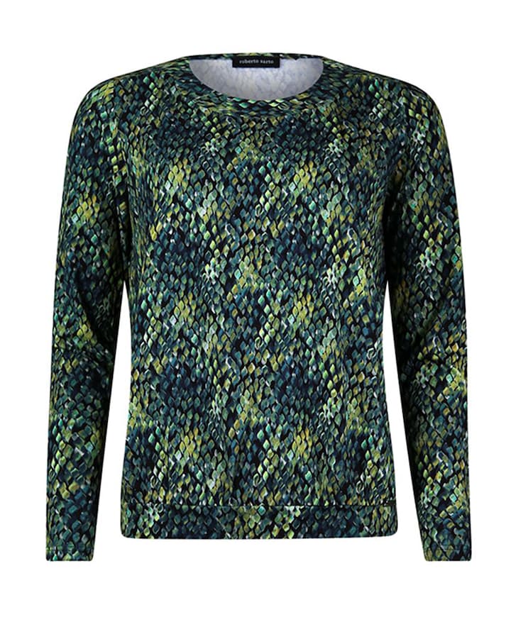 Dames longsleeve groen