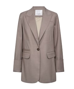 Dames blazer beige