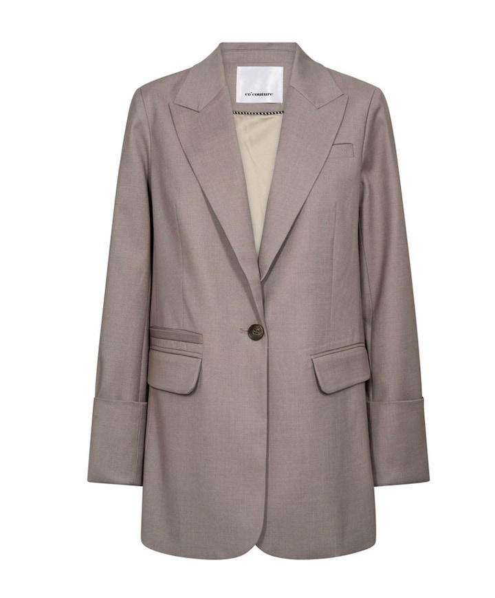 Dames blazer beige