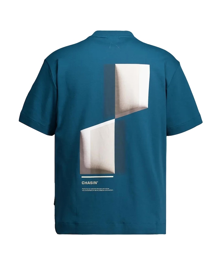 Heren T-shirt blauw