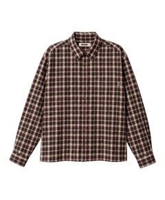 Heren overshirt bruin