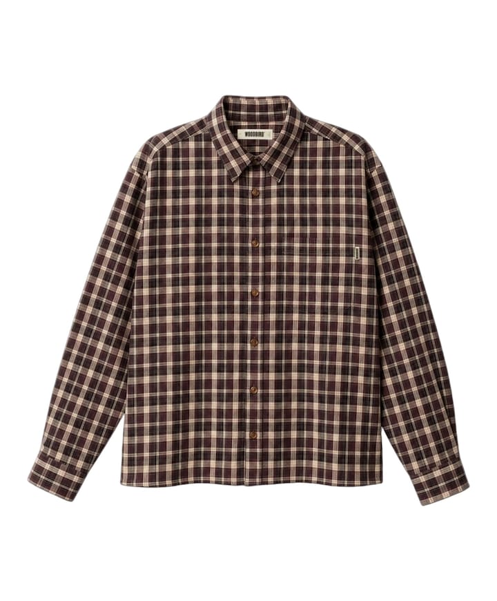 Heren overshirt bruin