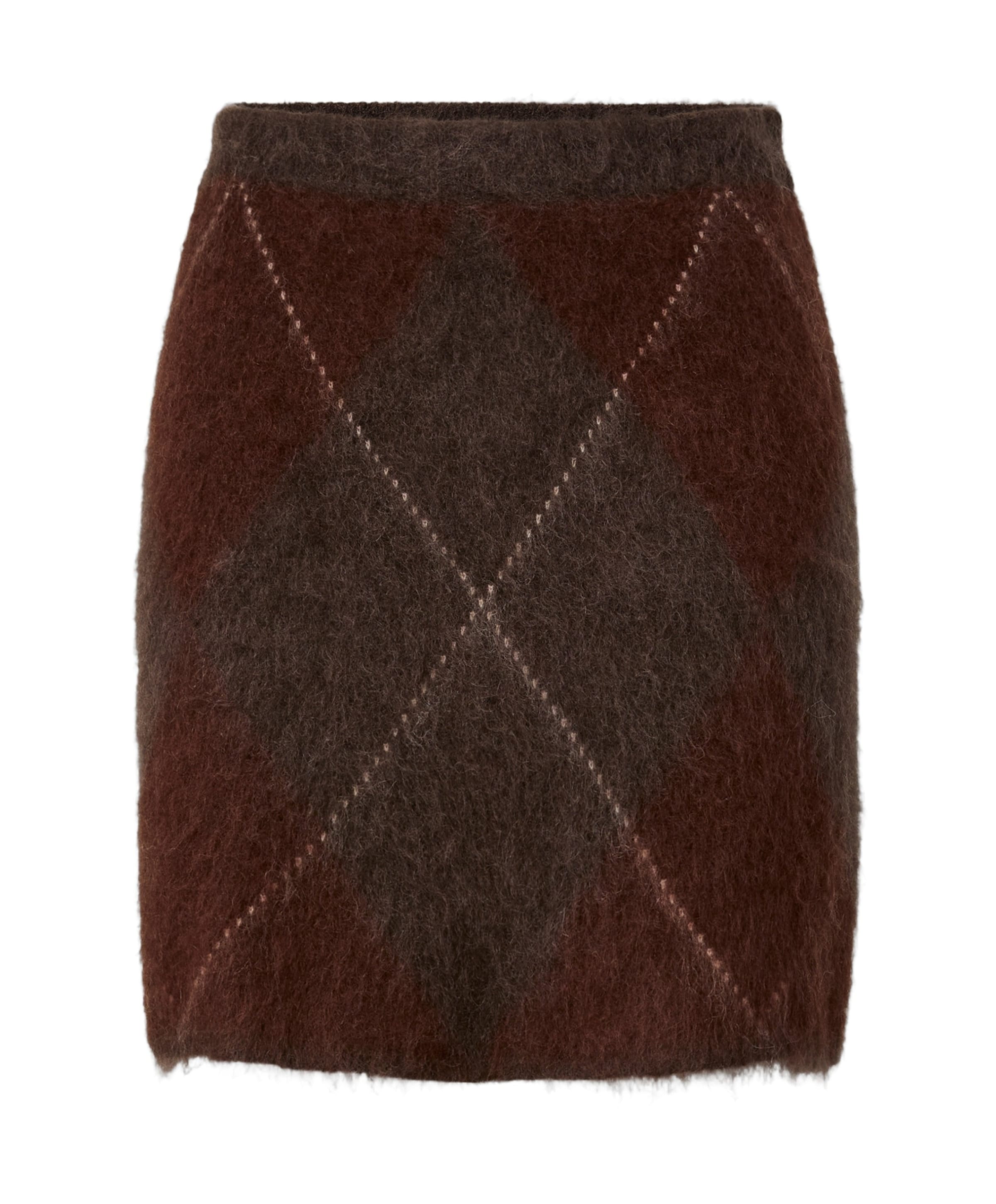Dames rok bruin