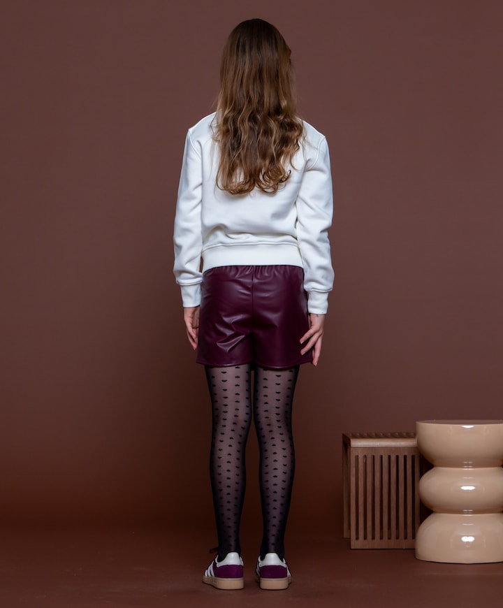 Meisjes broekrok bordeaux
