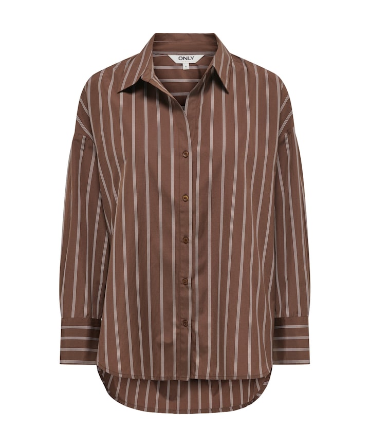 Dames blouse bruin