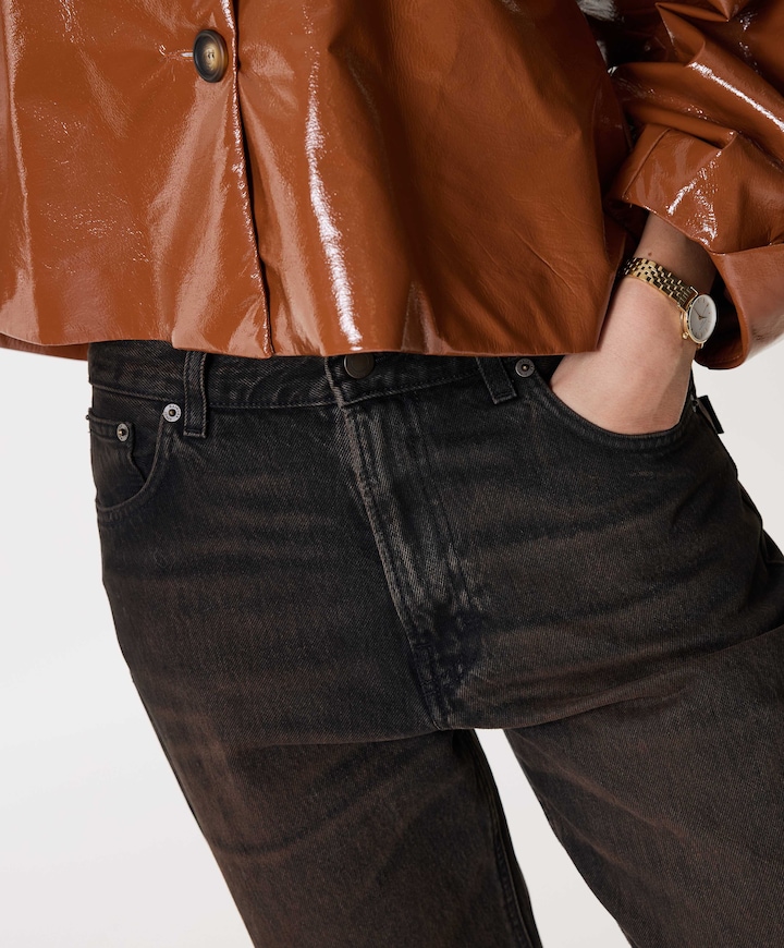 Korea dames jeans bruin