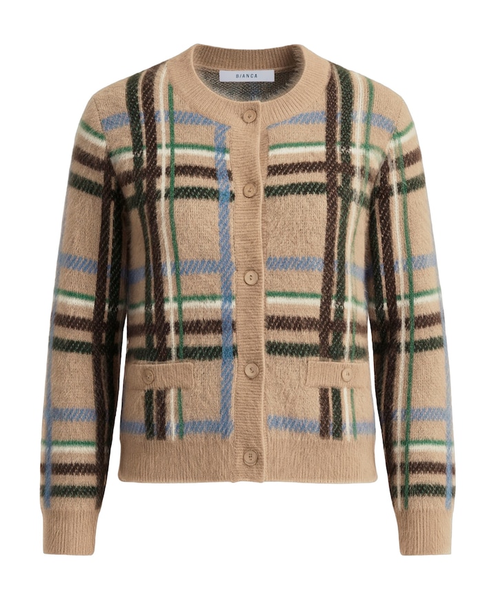 Dames vest bruin