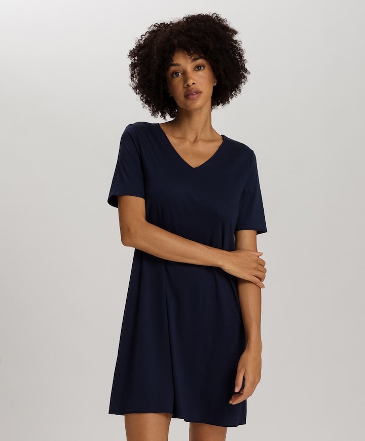 Dames nachthemd blauw