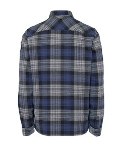 Heren overhemd lange mouw blauw