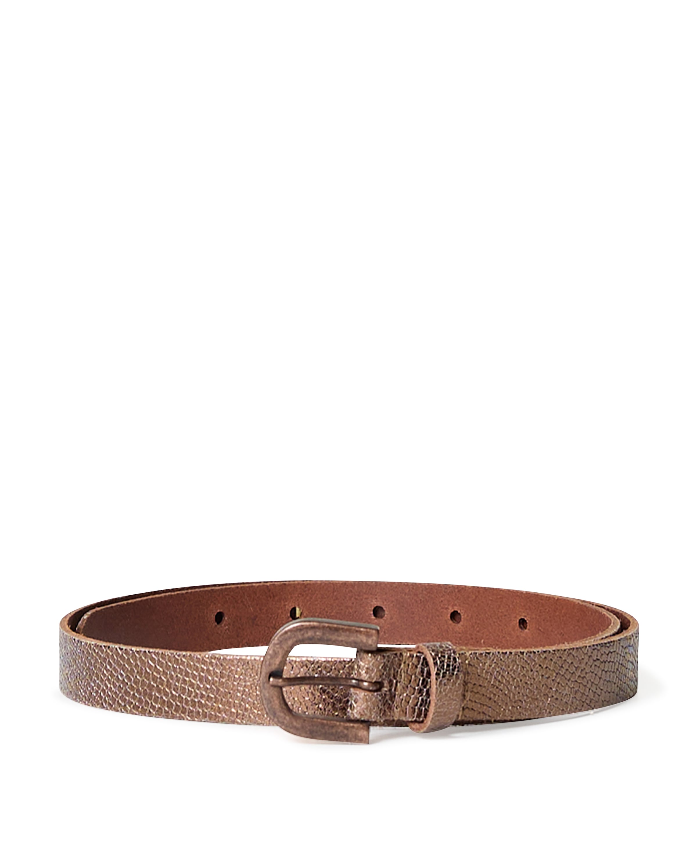 Meisjes riem beige