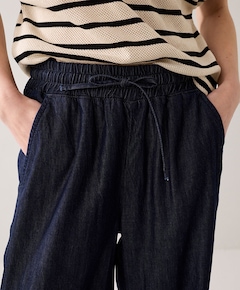 Wide leg Lw cotton tencel dames jeans blauw